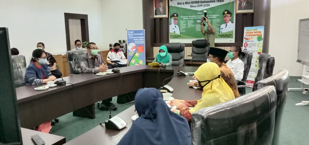Audiensi dengan Bupati Terkait Regulasi Kawasan Tanpa Rokok di Kabupaten Tegal