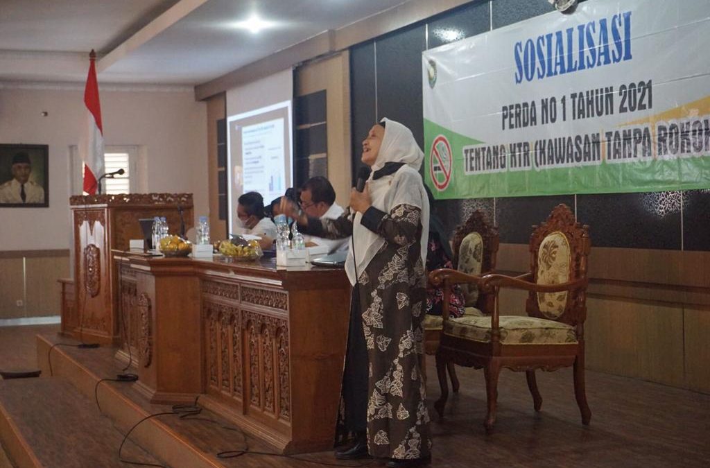 Sosialisasi Perda No.1 tahun 2021 tentang Kawasan Tanpa Rokok untuk Kabupaten Purworejo